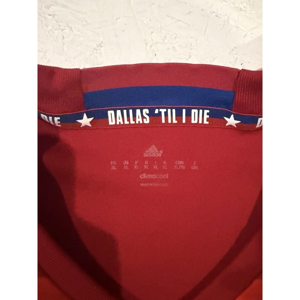 Adidas FC Dallas 2016-2017 Home Soccer Jersey Mens XL AB9330 Red MLS Football